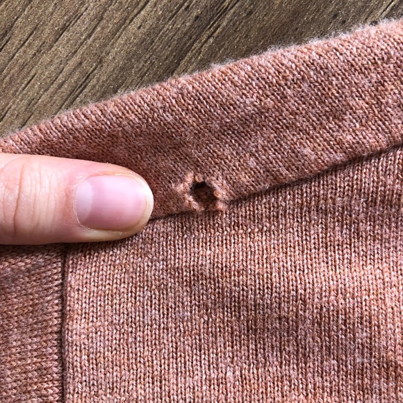 Eileen Fisher Burnt Orange Merino Wool Sweater S/P - Picture 4 of 6